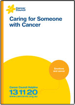 Caring for someone with cancer booklet