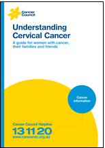 Cover of cervical cancer booklet