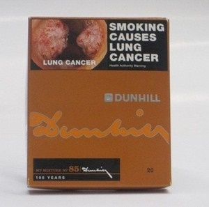 Dunhill Collector cigarette packaging