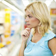A supermarket shopper