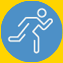 A running icon
