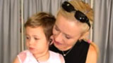 Morgyn with her mother