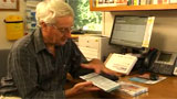GP with a bowel screening test