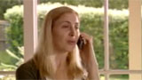 A woman on the phone
