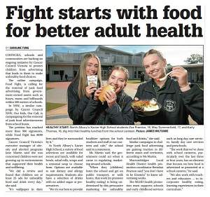Fight starts with food for better adult health 