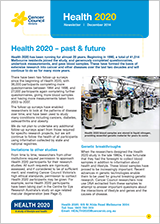 Cover of Health 2020 Newsletter
