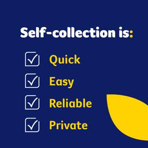 Self-collection is quick, easy, reliable and private