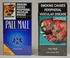 Pall Mall gangrene examples