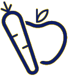 Fruit and vegetables icon