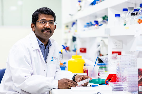 Dr Ajithkumar Vasanthakumar from the Olivia Newton-John Cancer Research Institute