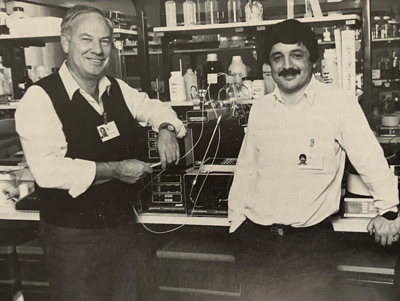 Prof. Metcalf and Dr Nick Nicola