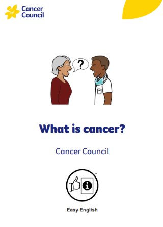 Easy read - What is Cancer?