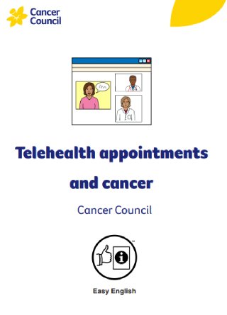 Easy read - Telehealth Appointments 
